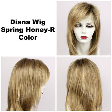 Diana Lace Front with Roots (long length wig) by Godiva's Secret