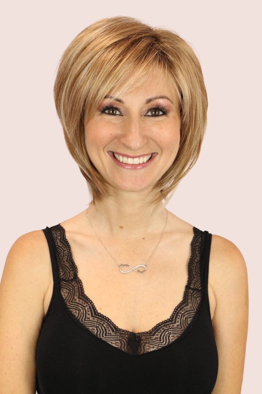 Trixie Basic Cap with Roots (medium length wig) by Godiva's Secret