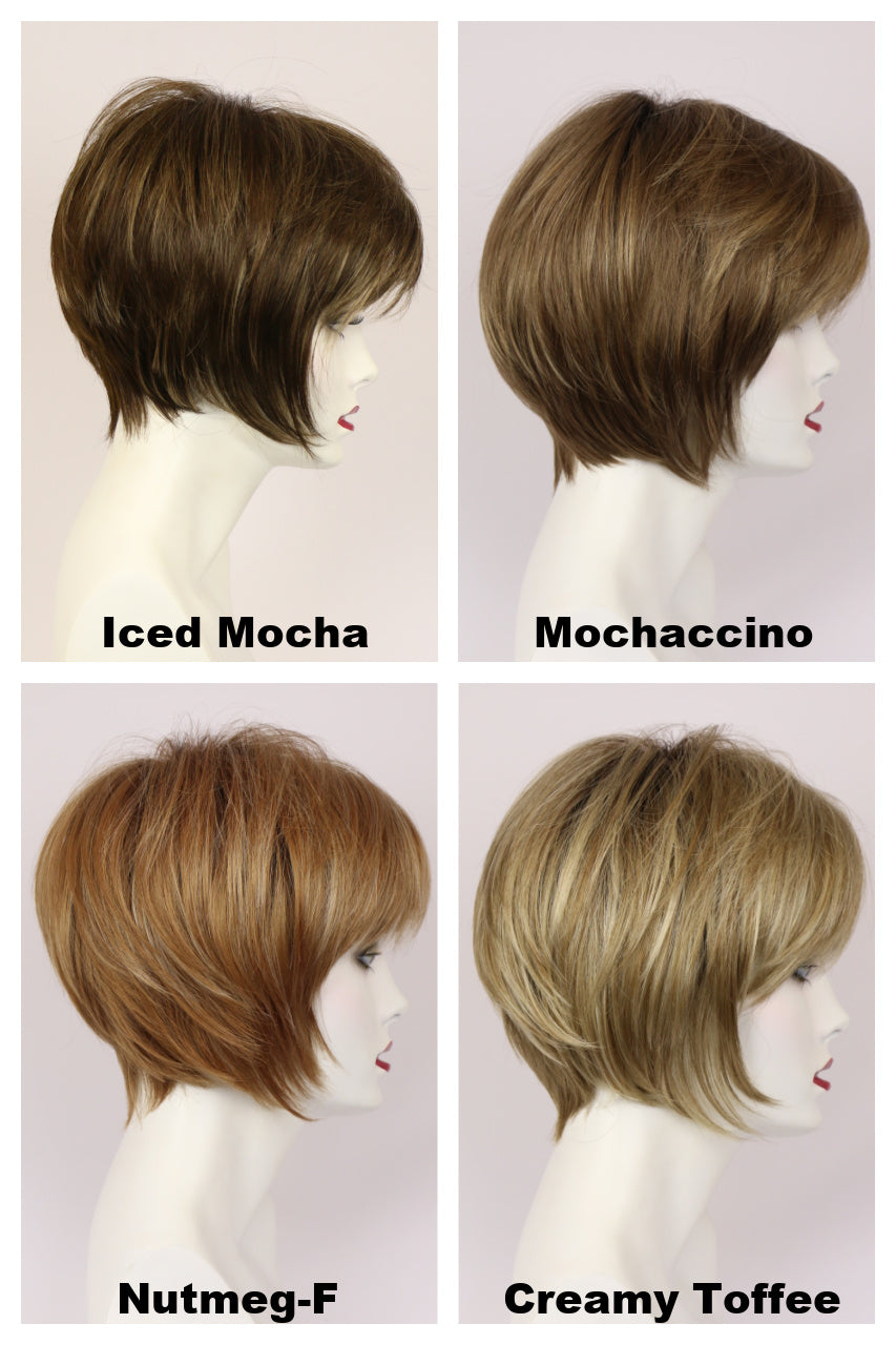 Andrea with Roots, Basic Cap (medium length wig) by Godiva's Secret