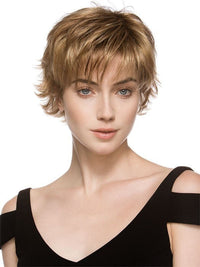 DATE by ELLEN WILLE in GINGER ROOTED 31.14.20 | Light Reddish Auburn with Medium Ash Blonde, Light Strawberry Blonde Blend with Shaded Roots