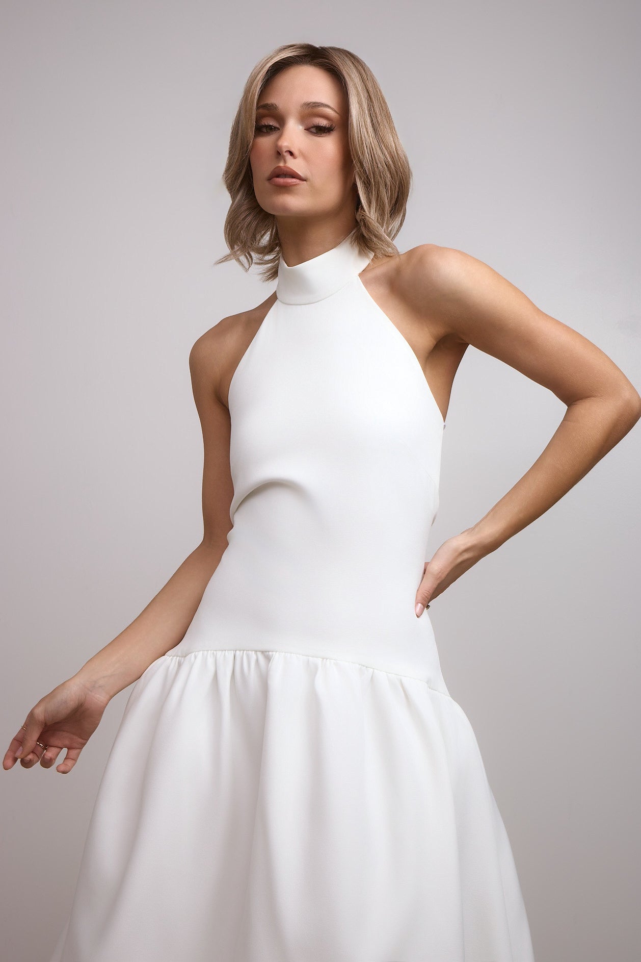 Farren By Amore Monofilament Top, Hand-Tied