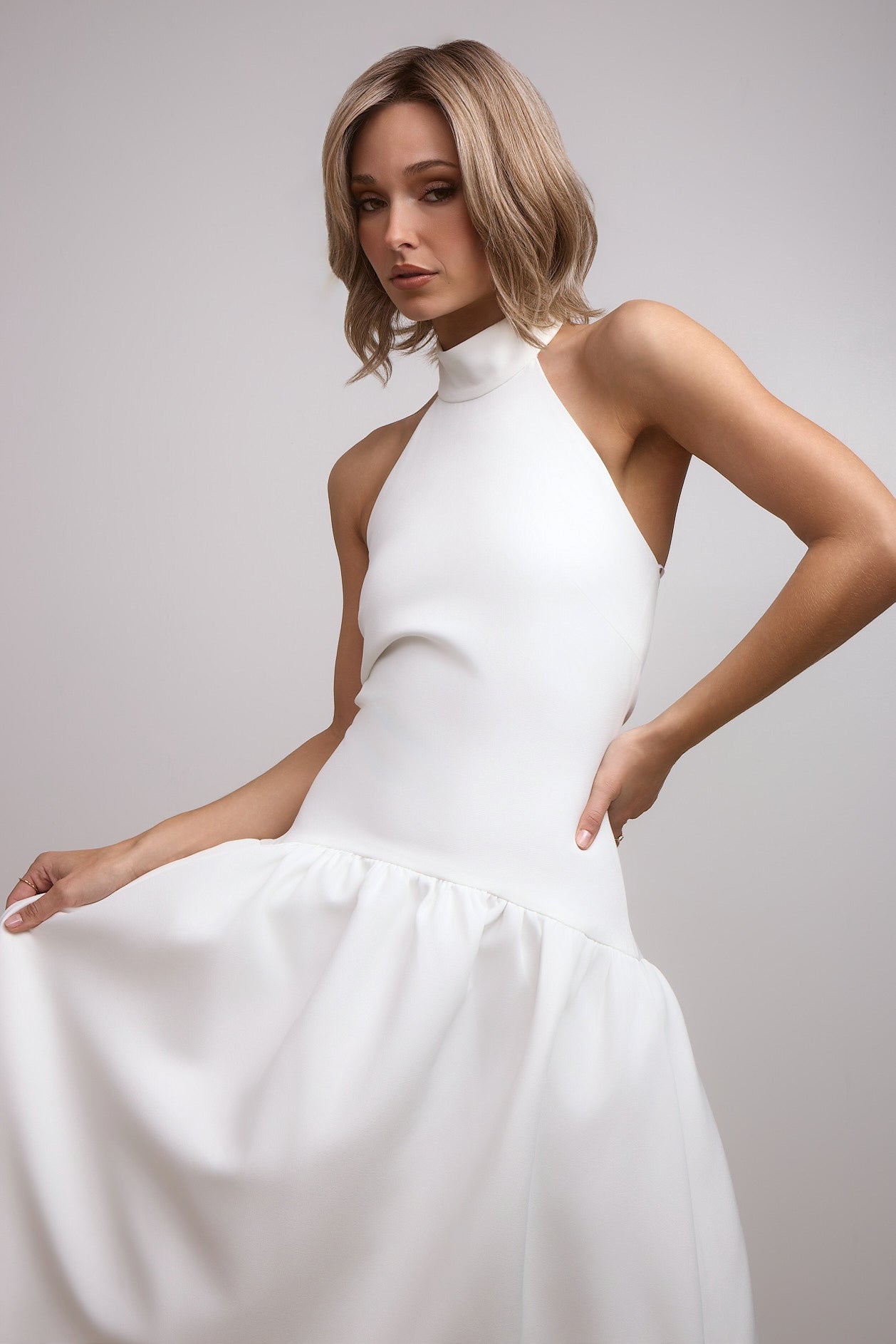 Farren By Amore Monofilament Top, Hand-Tied