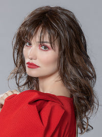 FLASH MONO PART by ELLEN WILLE in DDARK CHOCOLATE MIX 4.6.30 | Darkest Brown, Dark Brown and Light Auburn Blend
