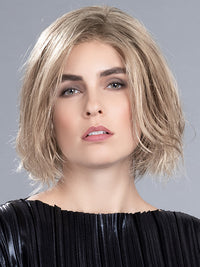 JUST by ELLEN WILLE in SANDY BLONDE ROOTED 16.24.20 | Medium Blonde and Light Strawberry Blonde blend with Lightest Ash Blonde and Shaded Roots
