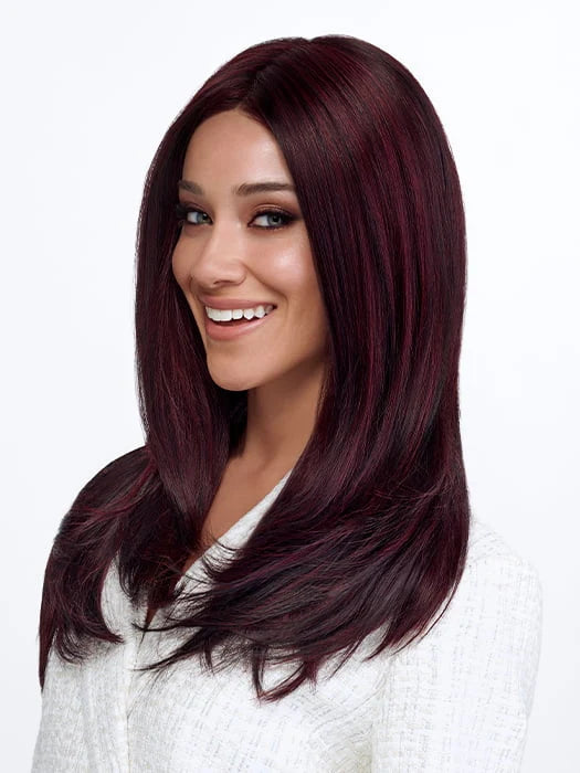 Leading Edge by TressAllure | HF Synthetic Extended Lace Front Wig | Mono Top