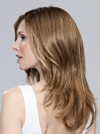 MEGA MONO by Ellen Wille in TOBACCO ROOTED 830.26.27 | Medium Brown Blended with Light Auburn, Light Golden Blonde and Dark Strawberry Blonde Blend with Shaded Roots