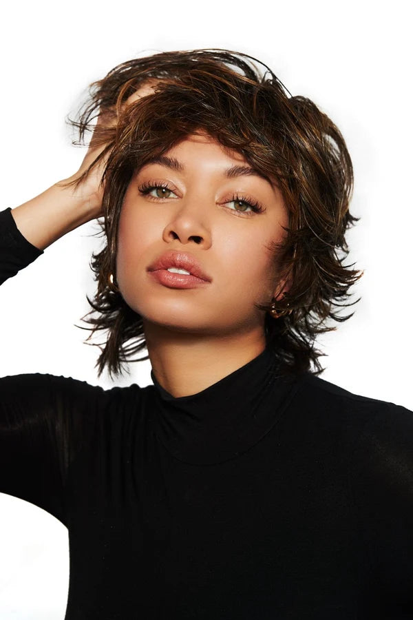 Razor Cut Shag by TressAllure | HF Synthetic Wig | Basic Cap