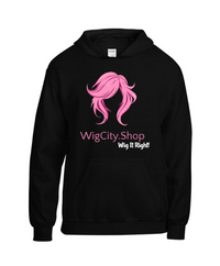 Fleece Lined Hooded Pull Over Sweat Jacket with Logo