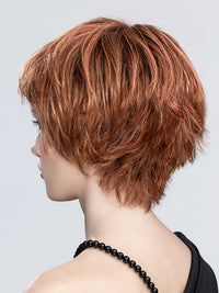 SKY by ELLEN WILLE in SAFRAN RED ROOTED 29.28.33 | Copper Red and Light Copper Red with Dark Auburn Blend and Shaded Roots