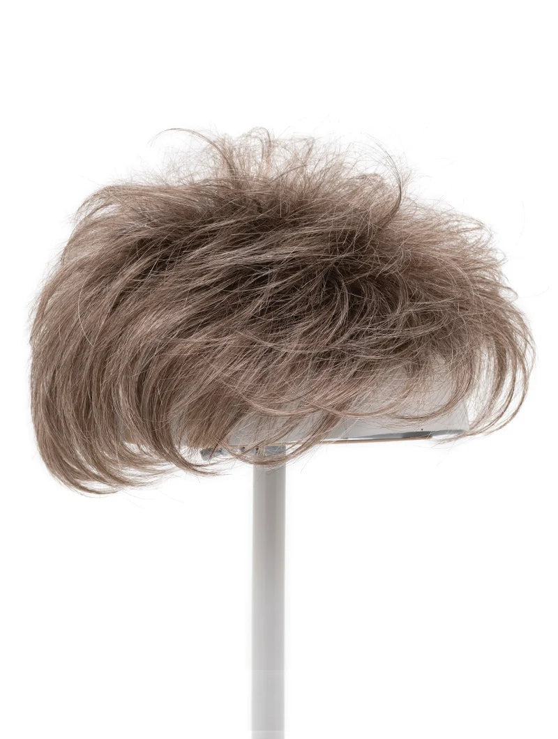 Spiky Hair Topper on wig stand