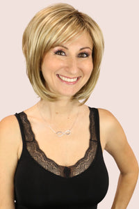 Tiffany Basic Cap Large with Roots (medium length wig) by Godiva's Secret