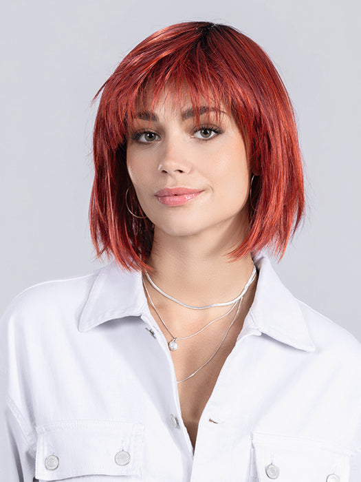 CHANGE by Ellen Wille in HOT FLAME ROOTED 132.133 | Granat Red and Red Violet Blend with Shaded Roots