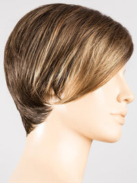 COFFEE BROWN LIGHTED 6.20.27 | Dark Brown and Light Strawberry Blonde with Dark Strawberry Blonde Blend with Highlights Throughout and Concentrated in the Front