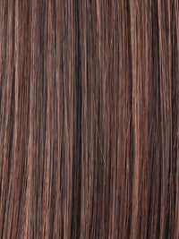 AUBURN ROOTED 33.130.4 | Dark Auburn, Deep Copper Brown, and Darkest Brown Blend with Shaded Roots