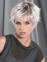 GILDA by ELLEN WILLE in ICE BLONDE SHADED 60.1001.16 | Pearl White and Winter White with Medium Blonde and Shaded Roots