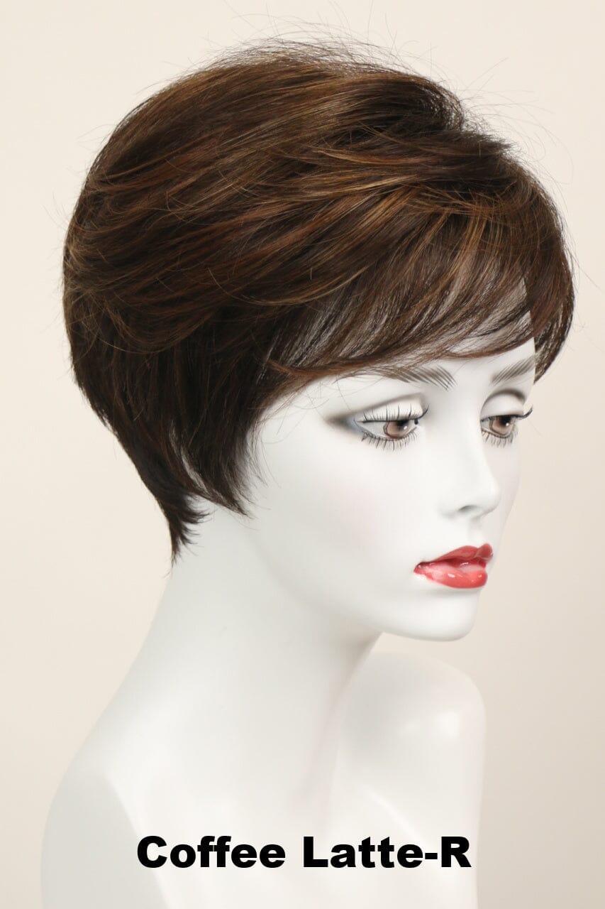 Peggy Basic Cap with Roots (short length wig) by Godiva's Secret
