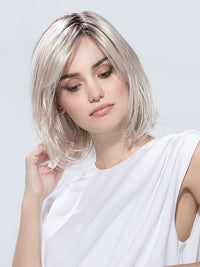 ICONE DELUXE in SILVER BLONDE ROOTED 60.23 | Pearl White and Lightest Pale Blonde Blend with Shaded Roots