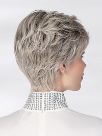 POSH DELUXE by Ellen Wille in SILVER BLONDE ROOTED 60.24 | Pearl White and Lightest Ash Blonde Blend with Shaded Roots