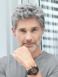 JUSTIN by ELLEN WILLE in M44S | Dark Brown with 75% Gray