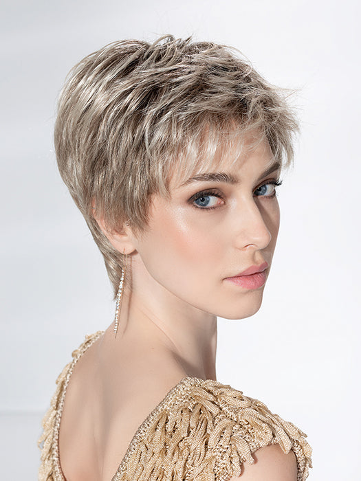 SPA SOFT by Ellen Wille in SANDY BLONDE ROOTED 16.22.14 | Medium Blonde and Light Neutral Blonde with Medium Ash Blonde Blend and Shaded Roots